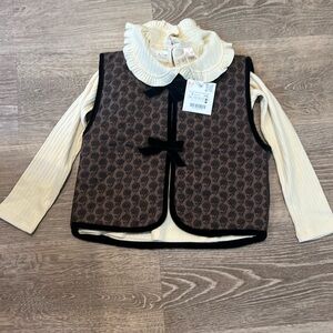 Zara shirt with vest brand new with tags